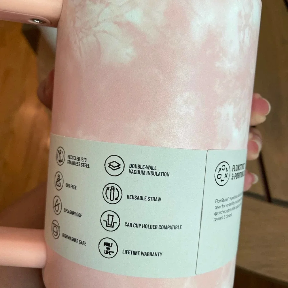 Stanley target exclusive Peach Tie Dye Limited Edition BNIB 40oz Tumbler rare - Picture 4 of 7